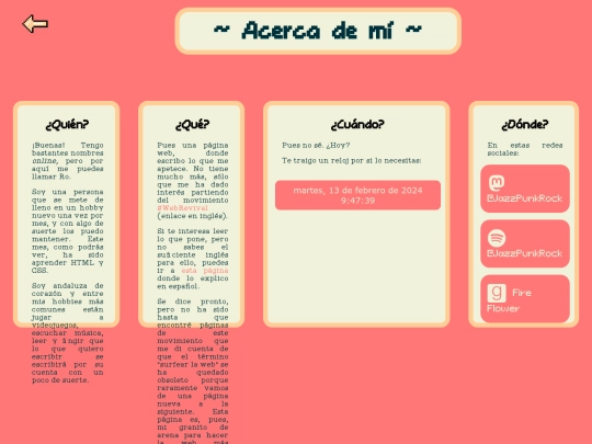 aboutme screenshot