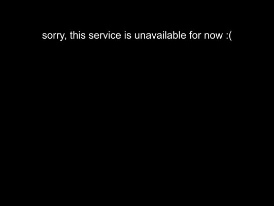 unavailable screenshot