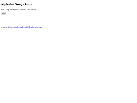 song-game screenshot