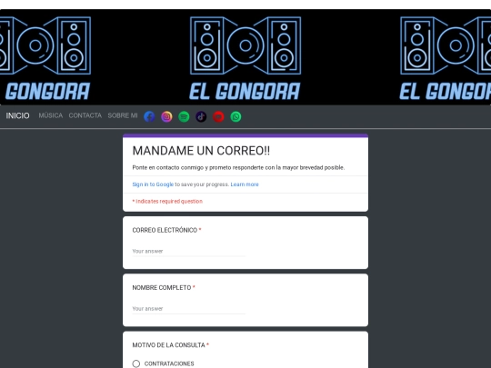 ELGONGORACONTACTA screenshot