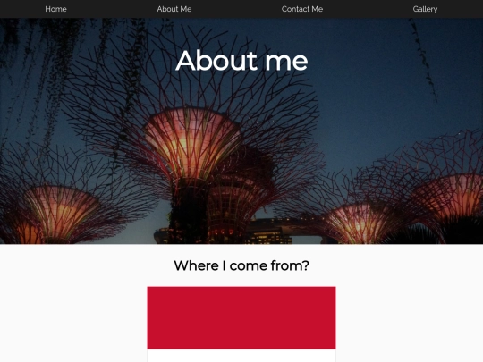 aboutme screenshot