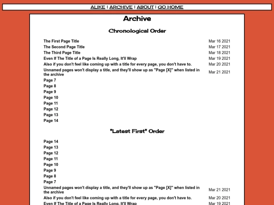 archive screenshot