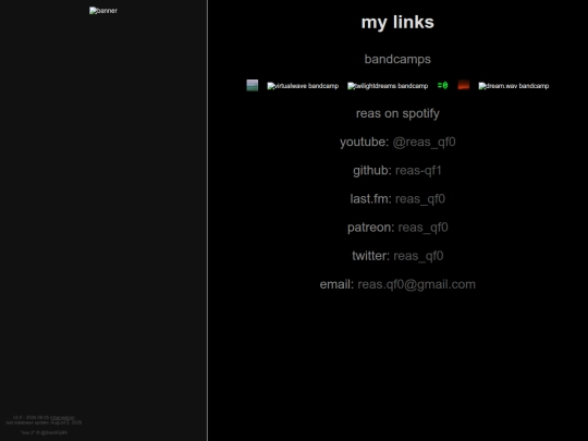 links screenshot