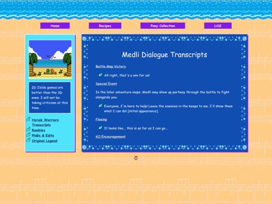 hyrule-warriors-medli-dialogue-transcripts screenshot