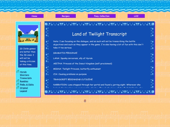 land-of-twilight-transcript screenshot