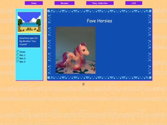 pony-faves screenshot