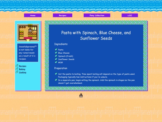 spinach-blue-cheese-pasta screenshot
