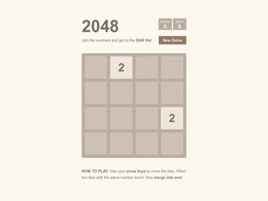 iframes/2048 screenshot