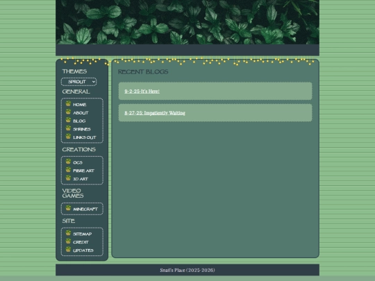 blog screenshot