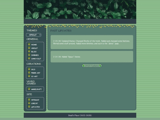updates screenshot