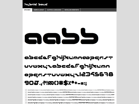 assets/webfonts/Hybrid-b/hybrid_b-demo screenshot