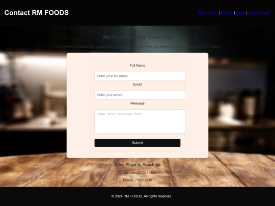 contact screenshot