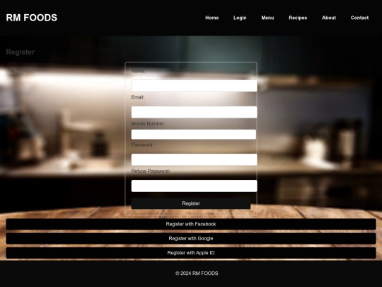 register screenshot