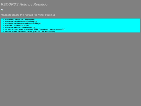 list screenshot