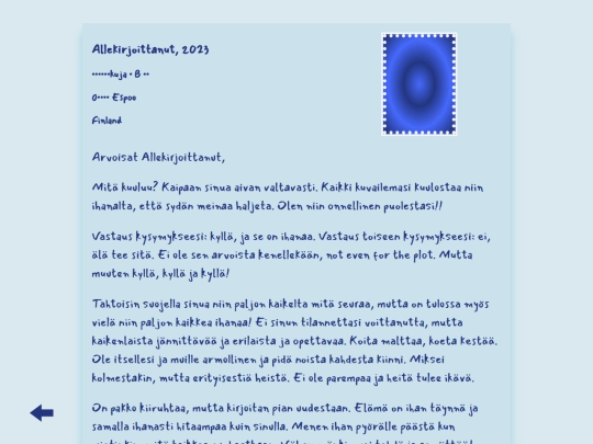 kabinettipaperit/kirjeet/kirje2 screenshot