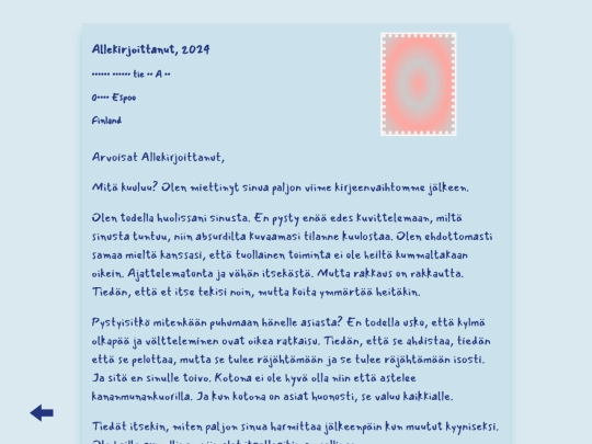 kabinettipaperit/kirjeet/kirje3 screenshot