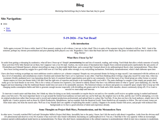 blog screenshot