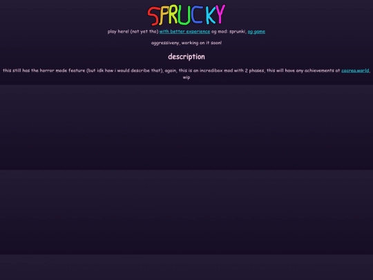 spruckyPage screenshot