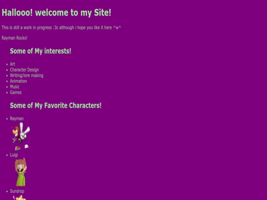index screenshot