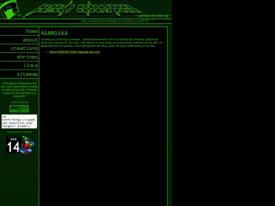 creations/gimmicks screenshot