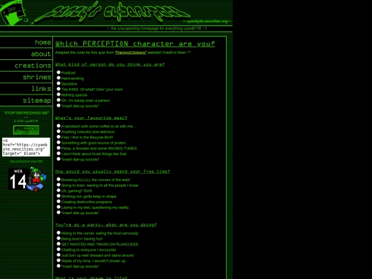 creations/gimmicks/perception_quiz screenshot