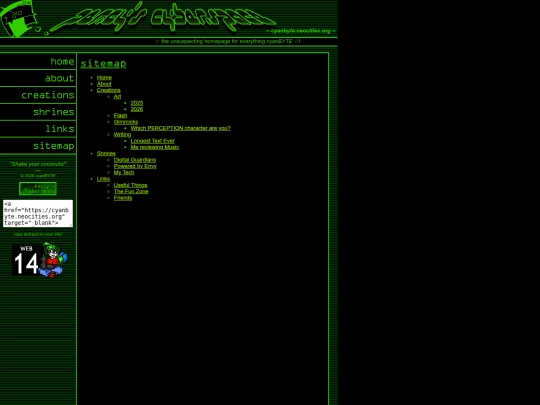 sitemap screenshot