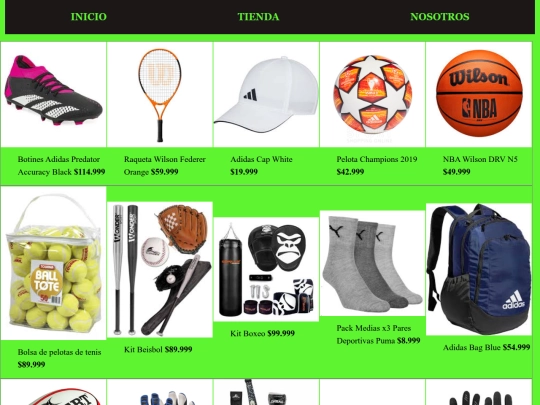 pagina comercial/indexaccesorios screenshot