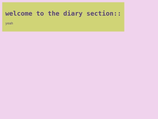 diary screenshot