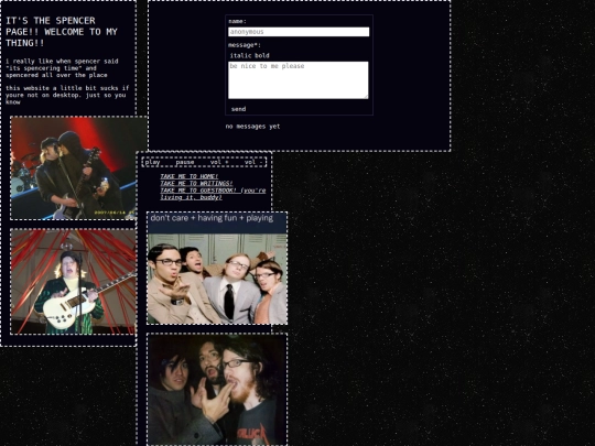 guestbook screenshot