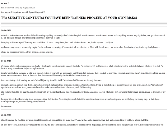 blog/myblog screenshot