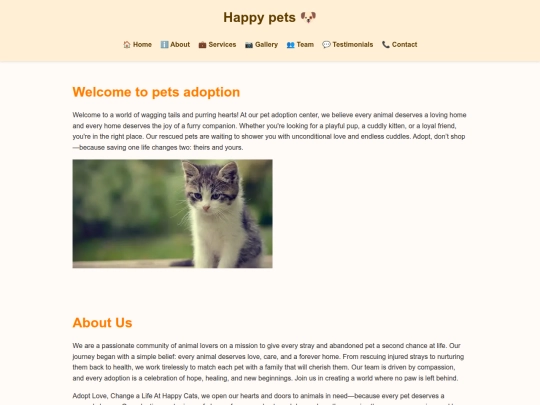 pet-adoption/pet adoption screenshot