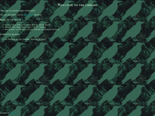 Library screenshot