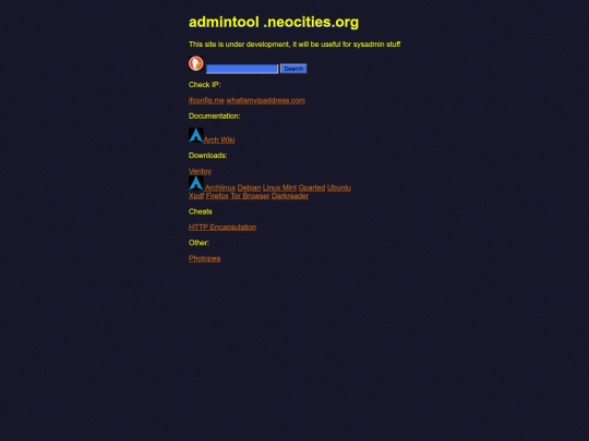 index screenshot