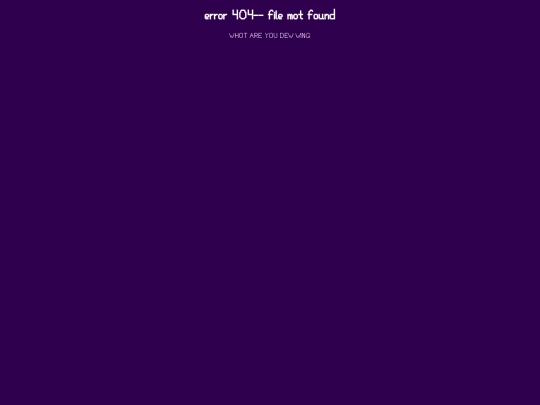 not_found screenshot