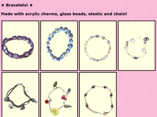 bracelets screenshot
