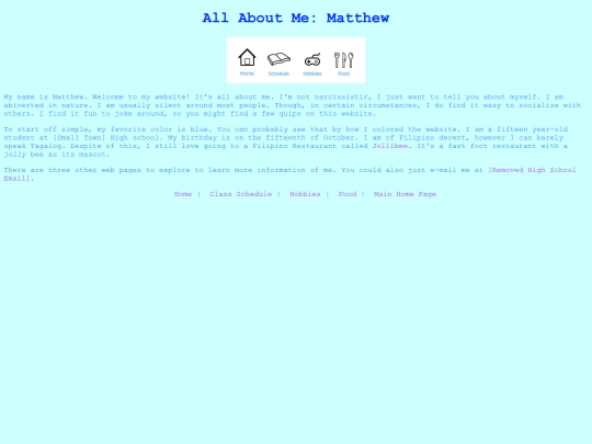 archived_high_school_project/archived_high_school_home screenshot