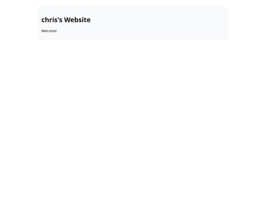 index screenshot