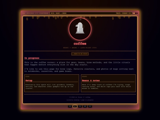 coffee screenshot