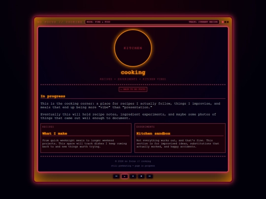 cooking screenshot