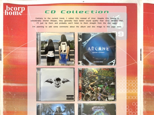 collections/cds screenshot