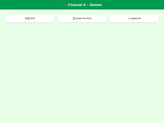 games screenshot