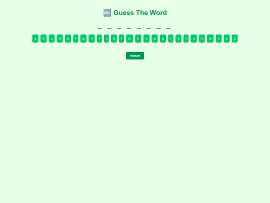 guesstheword screenshot