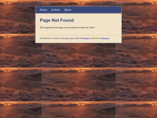 blog/not_found screenshot