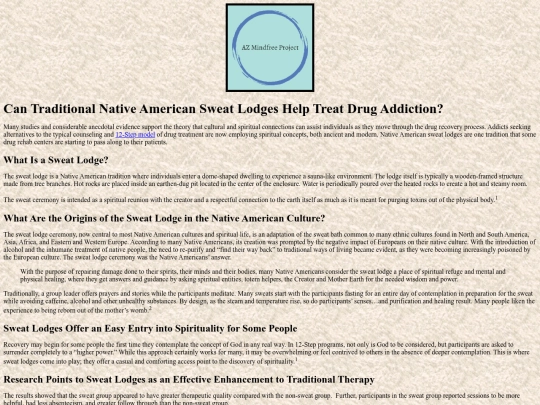 sweat lodge 01 screenshot