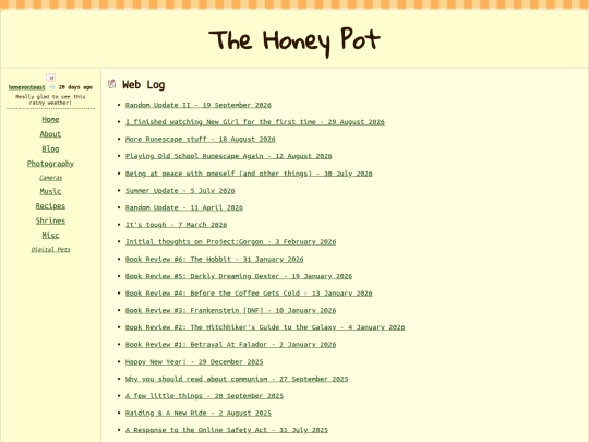 blog screenshot