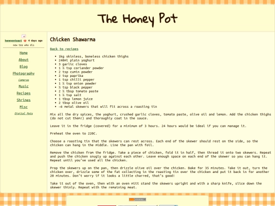 recipes/chicken-shawarma screenshot