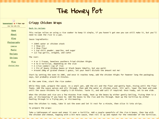 recipes/crispy-chicken-wraps screenshot