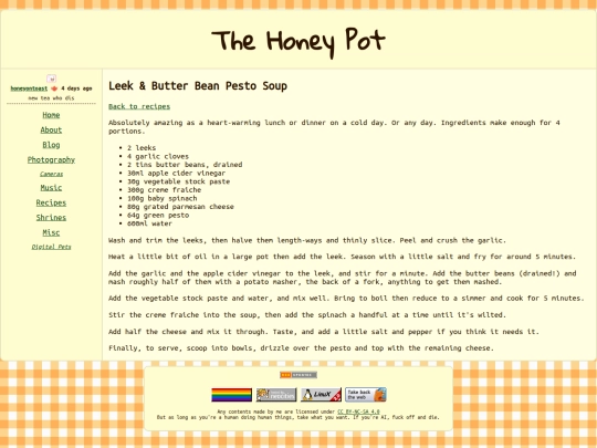 recipes/leek-bean-soup screenshot