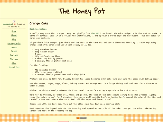 recipes/orange-cake screenshot