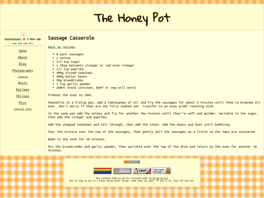 recipes/sausage-casserole screenshot